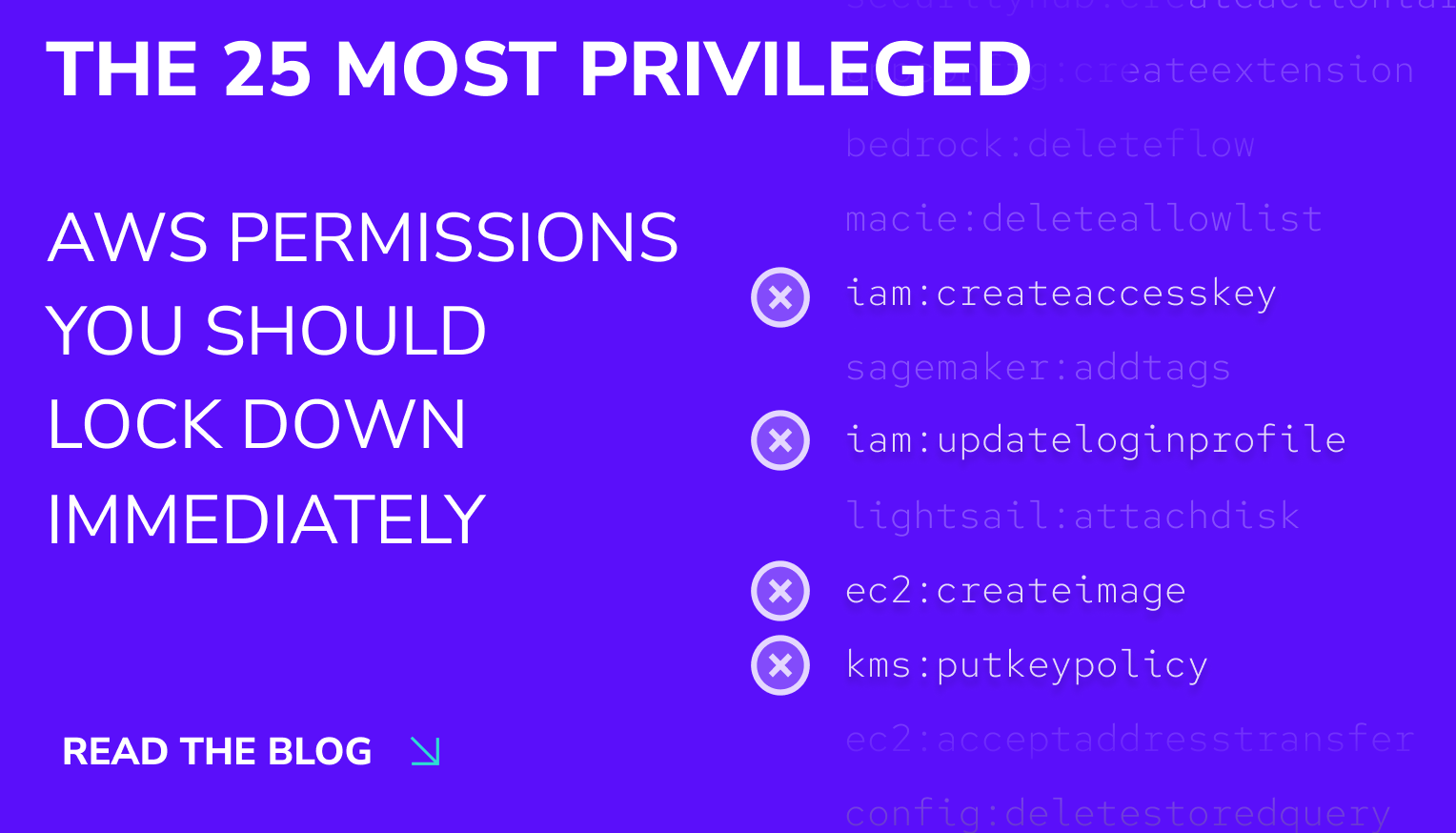 Privileged AWS Permissions You Should Restrict