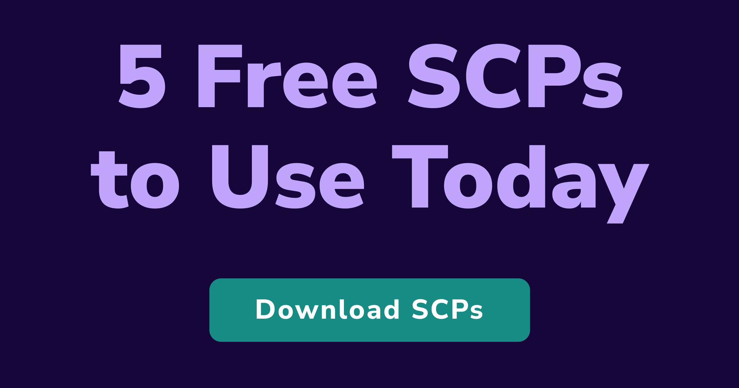 5 Free SCPs to Use Today