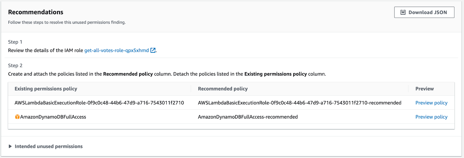 Access Analyzer Policy Recommendations