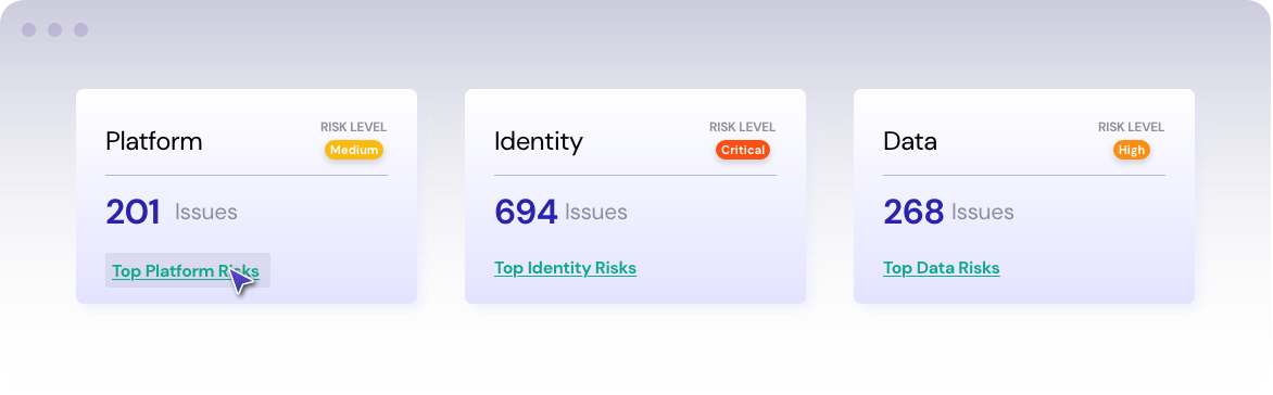 Sonrai - Platform, Identity, & Data issues and risks.