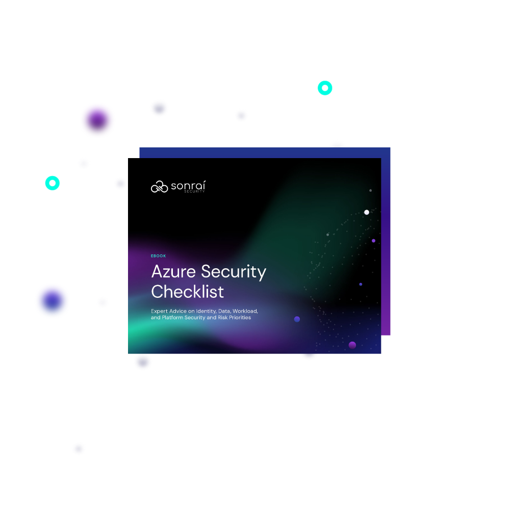 Sonrai Security ebook cover landing page image Azure Security Checklist